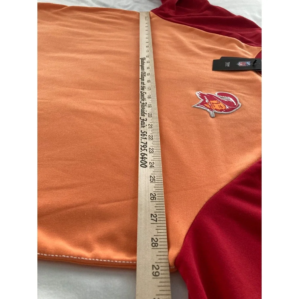 Mens NWT 3XL‎ Tampa Bay Buccaneers Nike Pullover Performance Sweater - Orange/